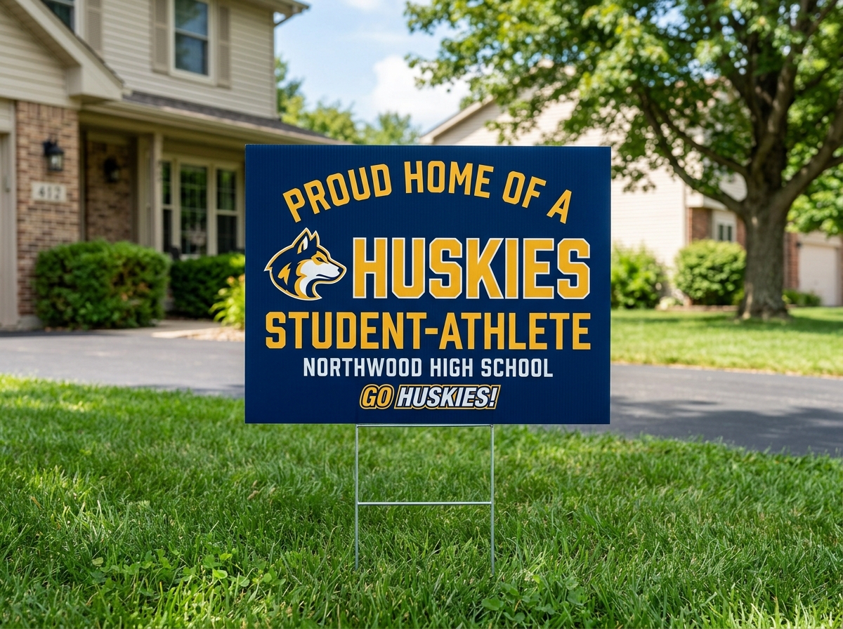Proud Apex Athlete Yard Sign