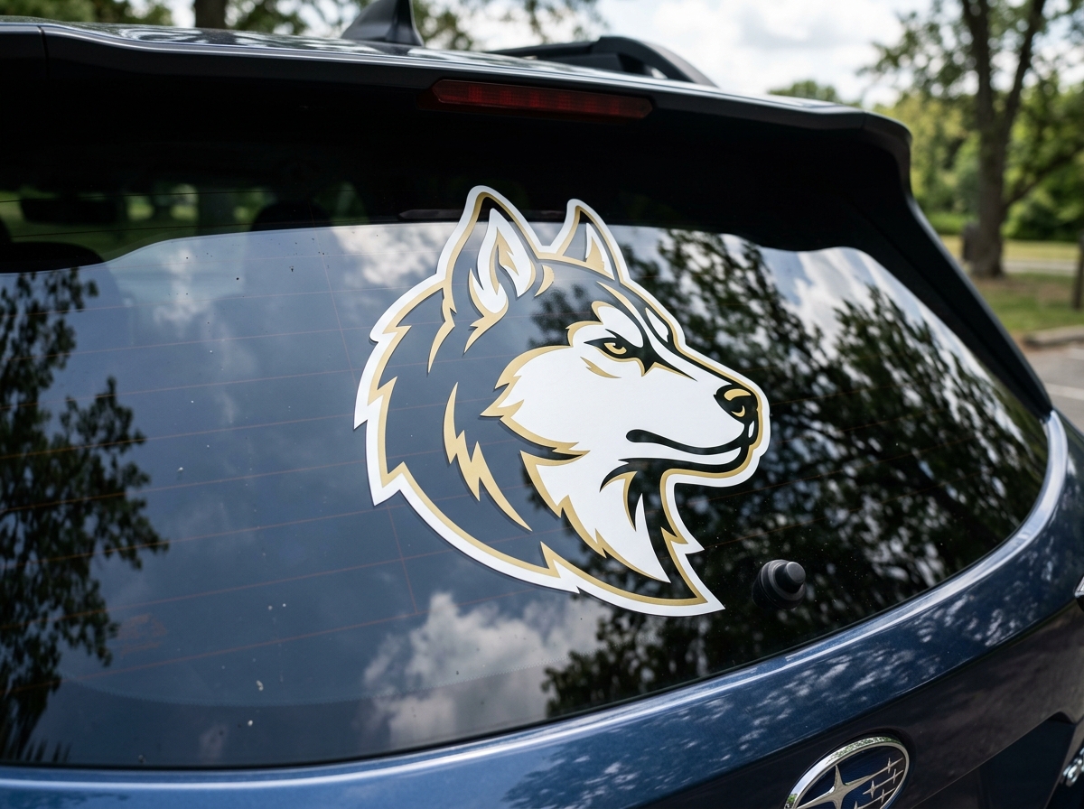 Guilford Grizzlies Hockey Car Decal