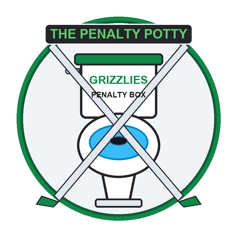 The Famous Penalty Potty Decorated Toilet